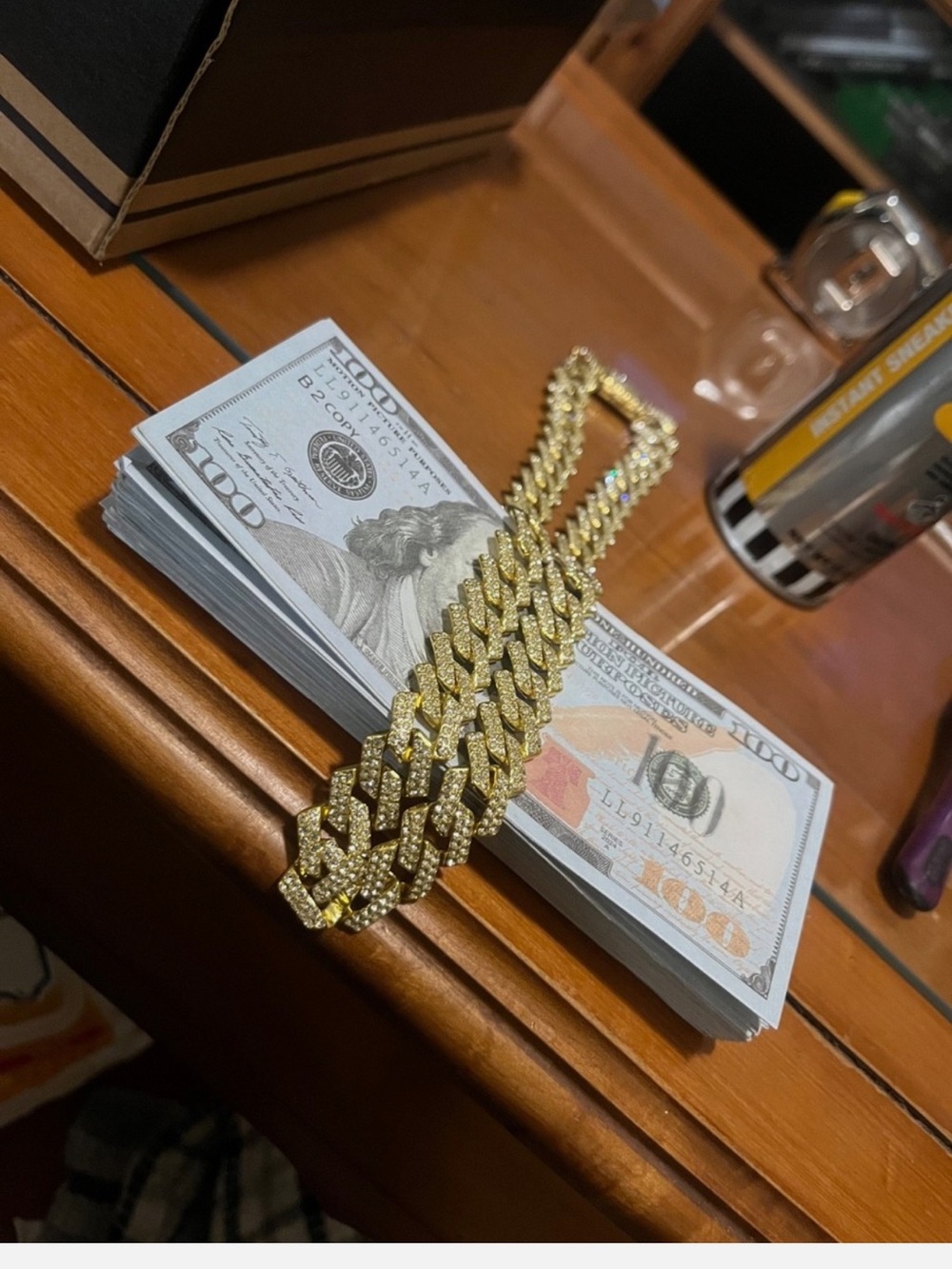 Gold-Tone Cuban Links chain  - Men's Jewelry